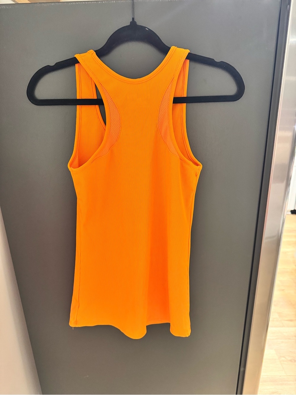 Under Armour Bright Orange Ribbed Racerback Tank - Picture 2 of 3